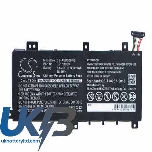 Asus R554LA Compatible Replacement Battery