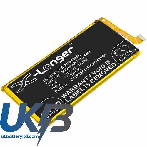 Asus 0B200-03010300 Compatible Replacement Battery