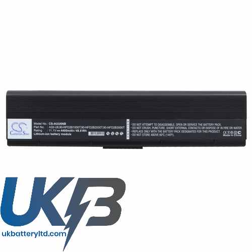 Asus 90-ND81B1000T 90-ND81B2000T 90-ND81B3000T Lamborghini VX3 U6 U6E Compatible Replacement Battery