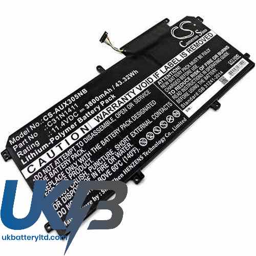 Asus Zenbook UX305FA-FB128T Compatible Replacement Battery