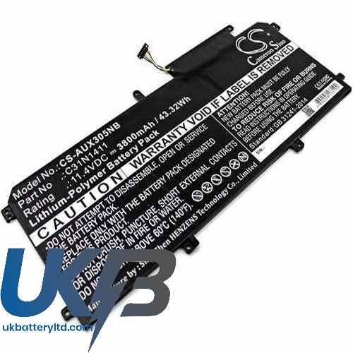 Asus Zenbook UX305 Compatible Replacement Battery