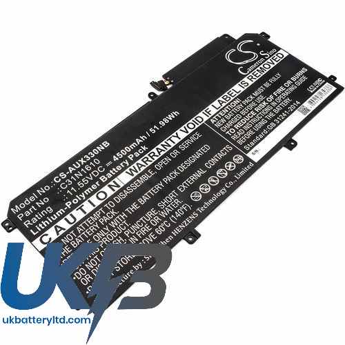 Asus Zenbook UX330U Compatible Replacement Battery