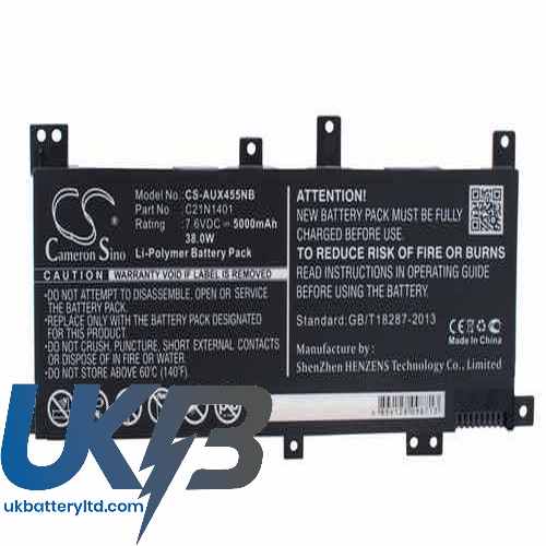 Asus R454LJ Compatible Replacement Battery