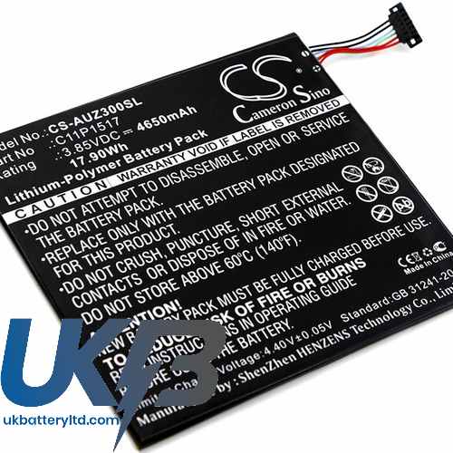 ASUS ZenPad 10 Z300CNL Compatible Replacement Battery