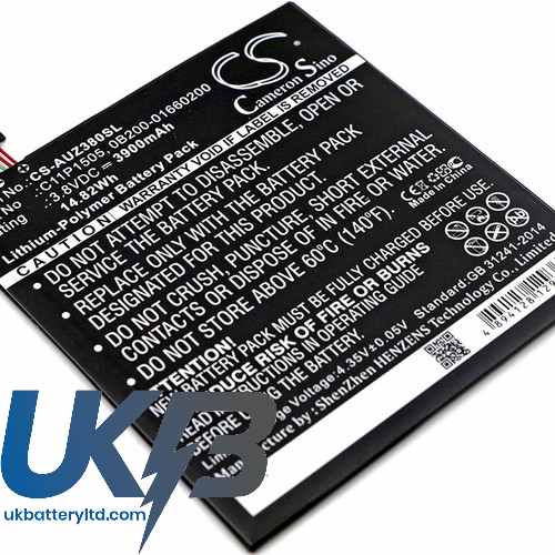ASUS ZenPad 8.0 Z380C Compatible Replacement Battery