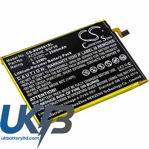 Archos AC55HE Compatible Replacement Battery