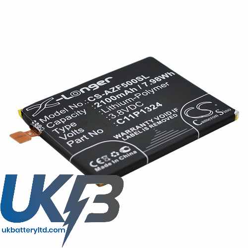 ASUS ZenFone 5LTE Compatible Replacement Battery