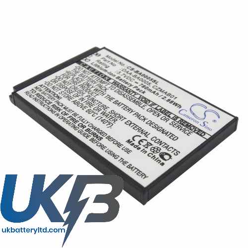 CREATIVE BA20603R69900 Compatible Replacement Battery