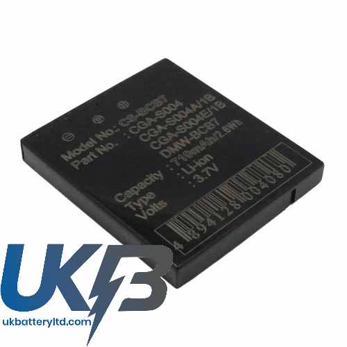 PANASONIC DMC FX2EBS Compatible Replacement Battery