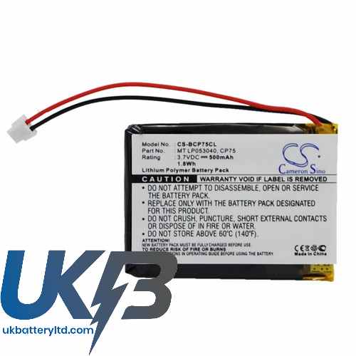 Uniross CP75 Compatible Replacement Battery