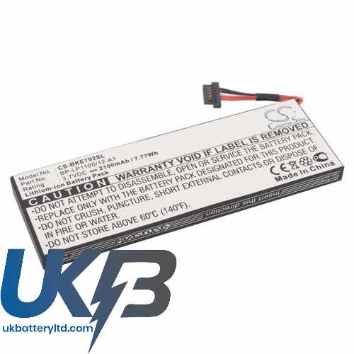 BECKER BP LP1100-12 A1 Compatible Replacement Battery