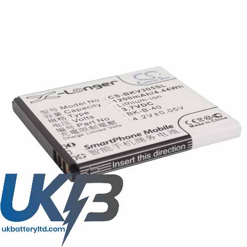 BBK BK B 40 Compatible Replacement Battery
