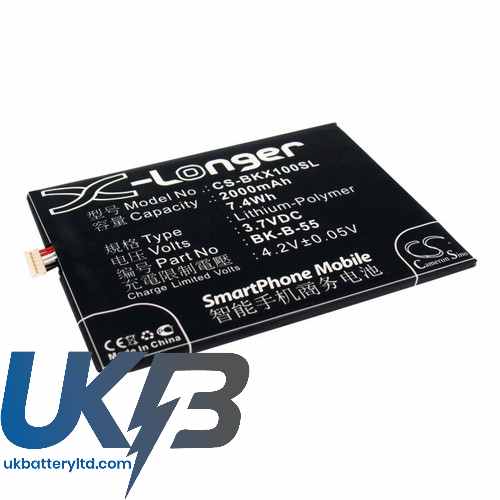 BBK BK B 55 Compatible Replacement Battery