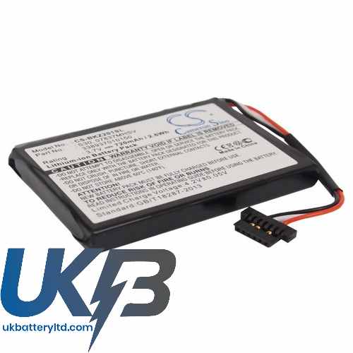 BECKER Traffic Assist Z201 Compatible Replacement Battery