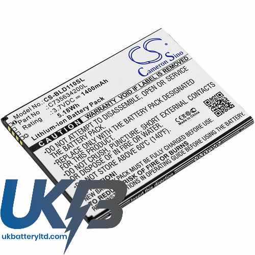 BLU S110L Compatible Replacement Battery