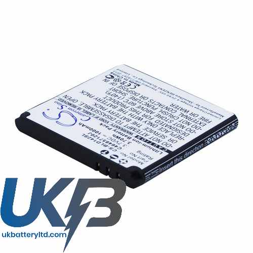 BLU DASHJR4.0 Compatible Replacement Battery