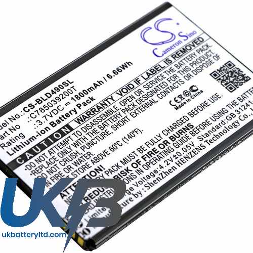 BLU Dash X2 Compatible Replacement Battery