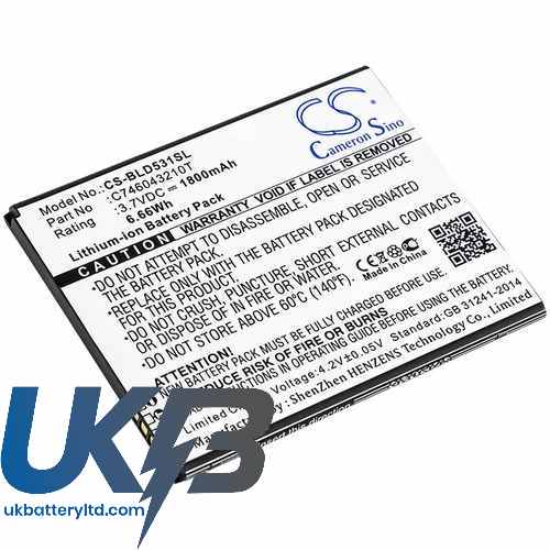 BLU C746043210T Compatible Replacement Battery