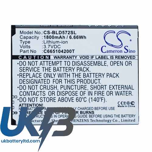 BLU Y530Q Compatible Replacement Battery