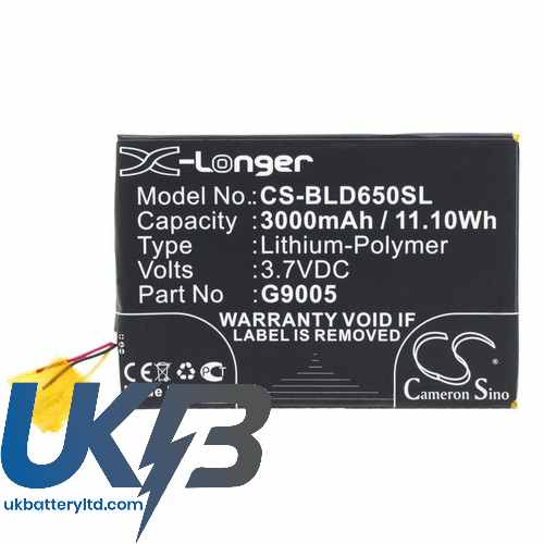 BLU C946304300P G9005 D650 D650A D650i Compatible Replacement Battery