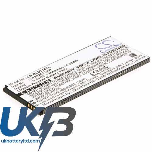 BLU D710X Compatible Replacement Battery