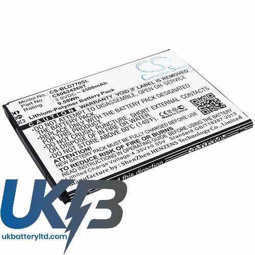 BLU D770U Compatible Replacement Battery