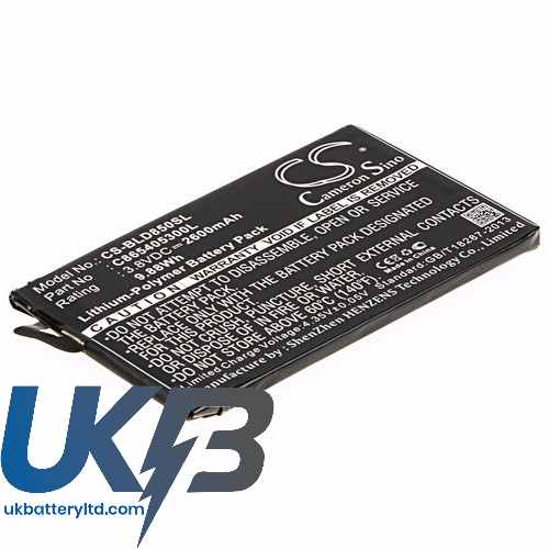 BLU D850Q Compatible Replacement Battery