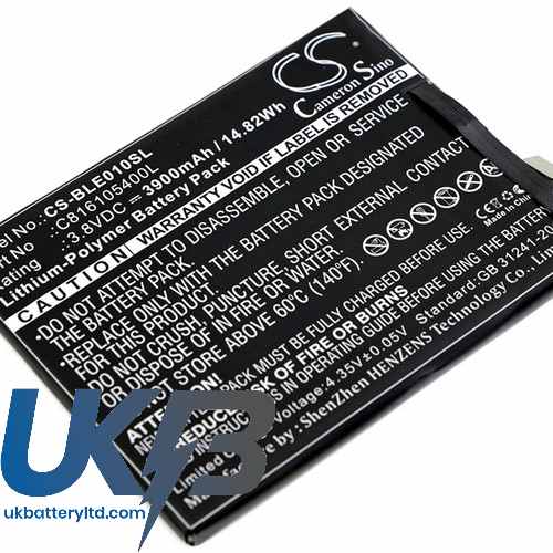 BLU C816105400L Compatible Replacement Battery