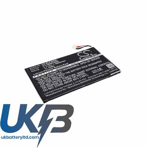 BLU C1136903300L P200 P200L Touch Book 7 3G Compatible Replacement Battery