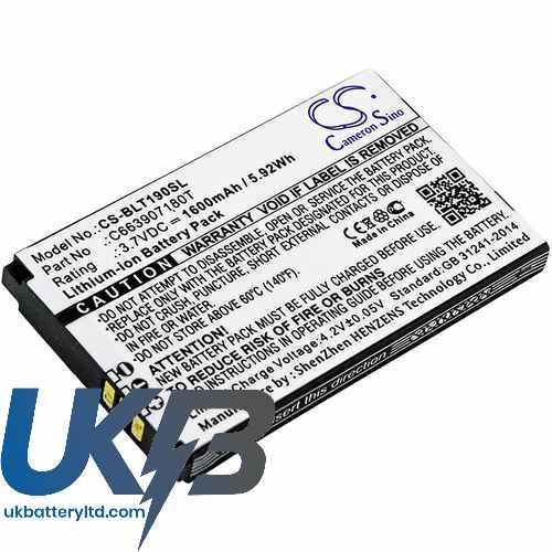 BLU T190 Compatible Replacement Battery