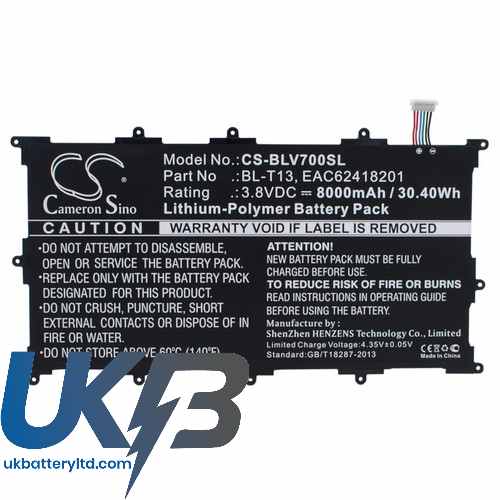 LG EAC62418201 Compatible Replacement Battery