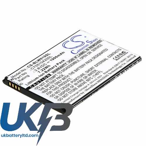 BLU C705104200L Studio Mini Lite 2 W010Q Compatible Replacement Battery