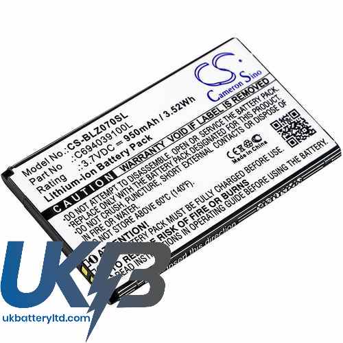 BLU Z070 Compatible Replacement Battery