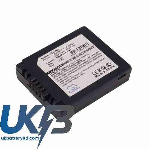 PANASONIC Lumix DMC FZ5PP Compatible Replacement Battery