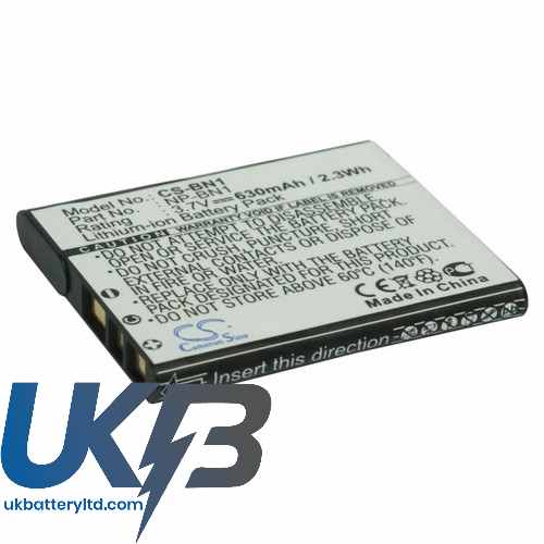 SONY Cyber Shot DSC T99B Compatible Replacement Battery