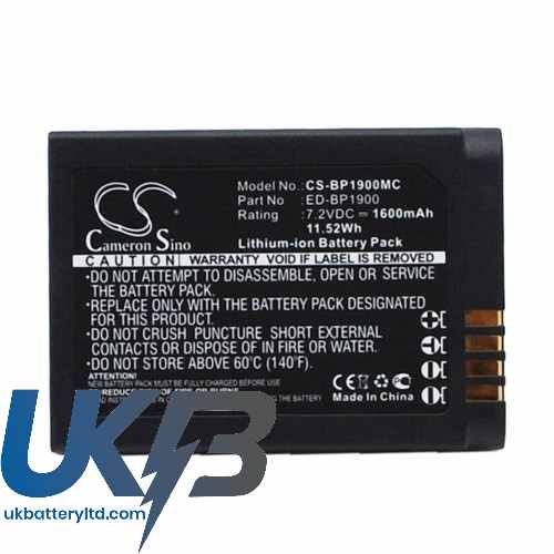 Samsung ED-BP1900 EV-NX1ZZZBMBUS EV-NX1ZZZBQBUS EV-NX1ZZZBZBUS Compatible Replacement Battery