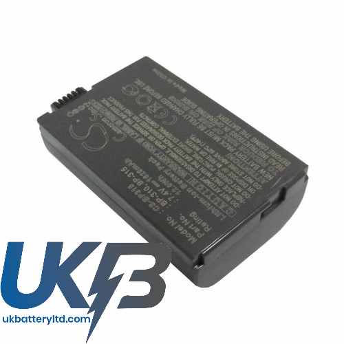 Canon BP-310 BP-315 DC51 IXY DVM5 MVX4i Compatible Replacement Battery