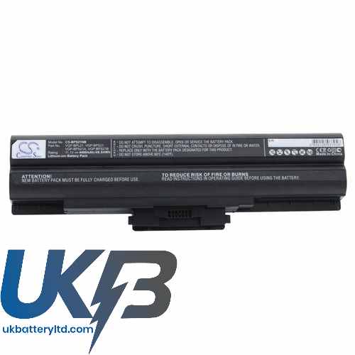 SONY VAIO VGN SR93JS Compatible Replacement Battery