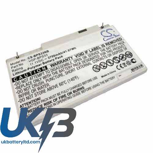 Sony VGP-BPS33 Compatible Replacement Battery