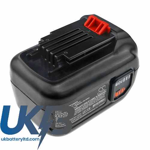 Black & Decker 60V MAX Blower Compatible Replacement Battery
