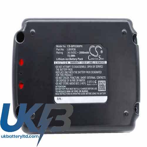 Black & Decker LBX1540-2 Compatible Replacement Battery