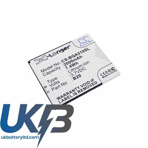 BQ B20 Compatible Replacement Battery