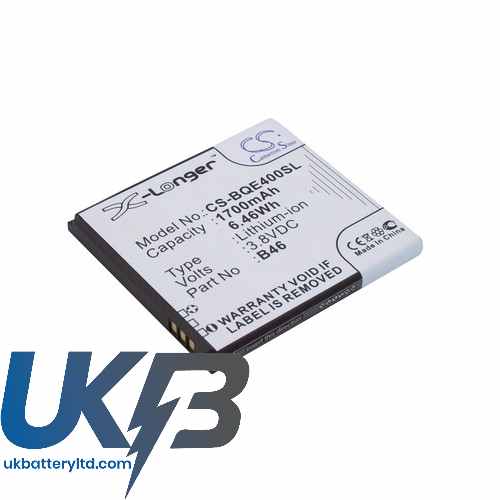 BQ B46 Compatible Replacement Battery