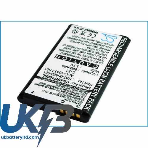 BLACKBERRY 7100g Compatible Replacement Battery