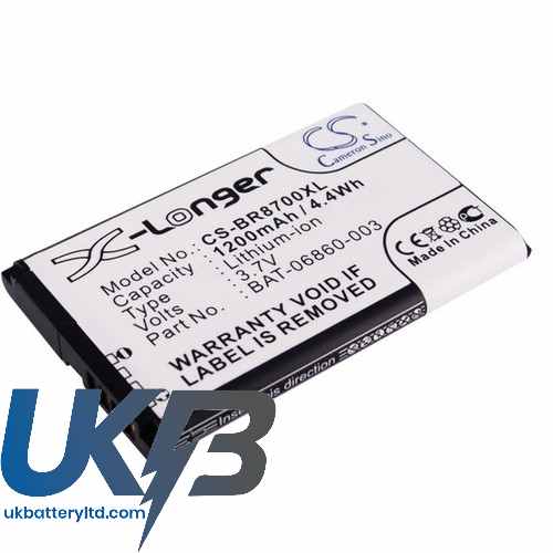 BLACKBERRY 8700c Compatible Replacement Battery