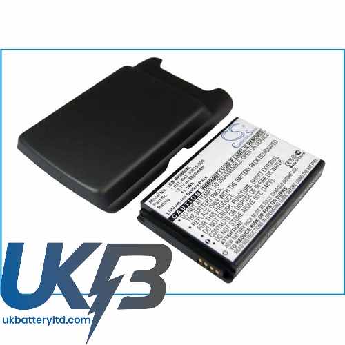 BLACKBERRY Torch 9850 Extended With Back Cover Compatible Replacement Battery
