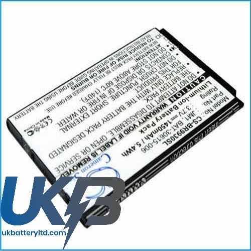 Blackberry Bold Touch 9900 Compatible Replacement Battery
