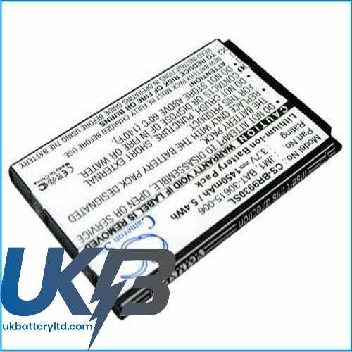 Blackberry Curve 9380 Compatible Replacement Battery