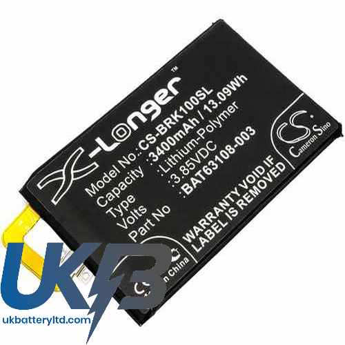 Blackberry BBB100-3 Compatible Replacement Battery