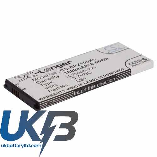 BLACKBERRY Z10LTESTL100 3 Compatible Replacement Battery